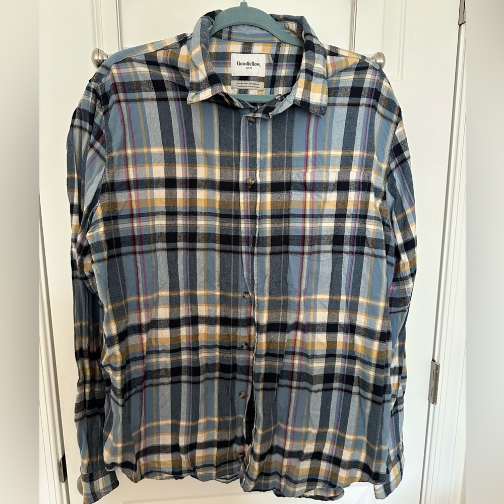 Goodfellow Men’s Long Sleeve Button Down Shirt
